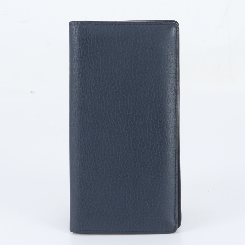 Louis Vuitton Portefeuille Brazza M58818 Leather Bi-fold Long Wallet for Men
